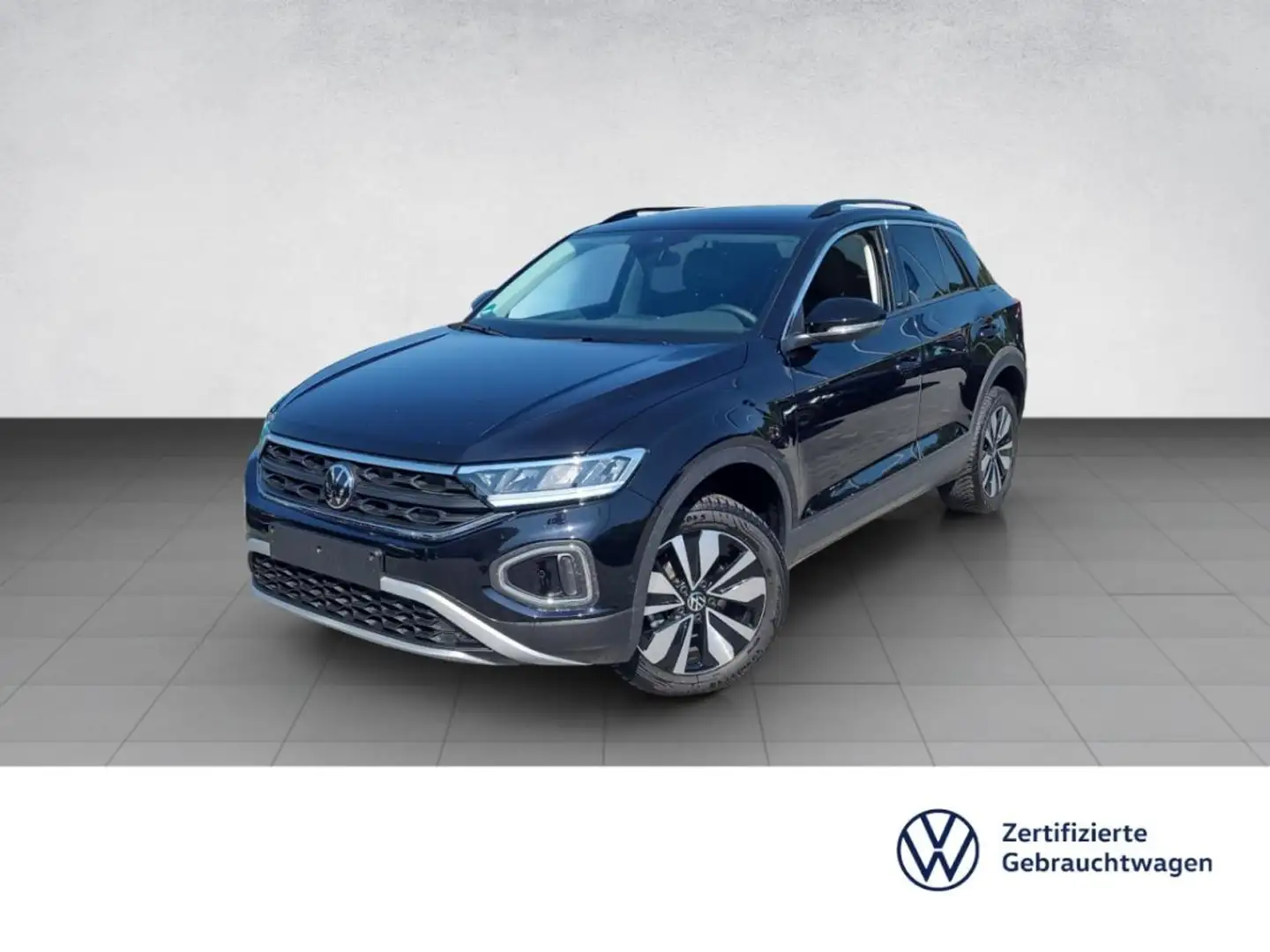 Volkswagen T-Roc Move 1.0 TSI *StandHZ*Navi*LED*App* Klima Schwarz - 1