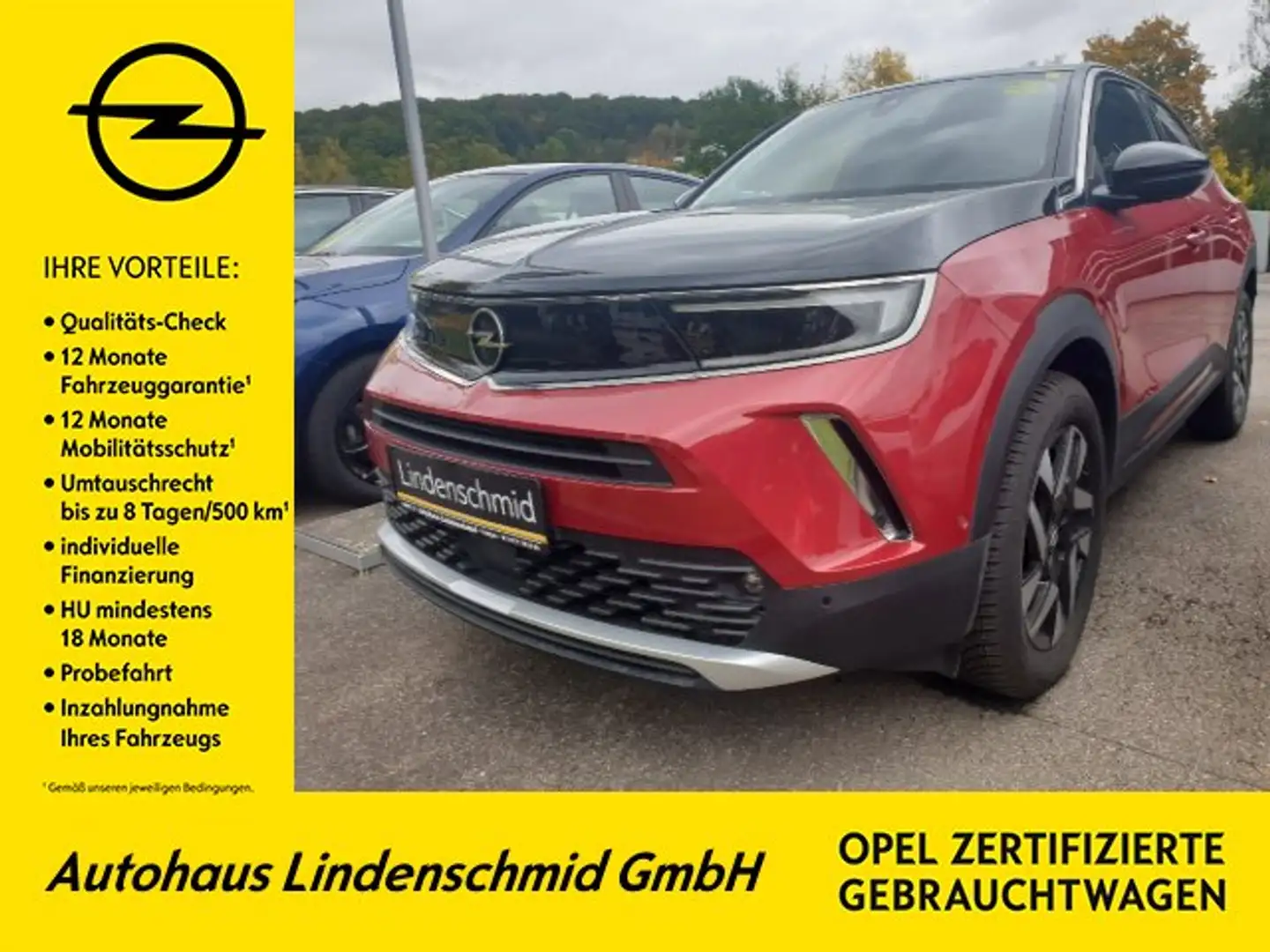Opel Mokka 1.2 Turbo Elegance, Navi, Sitzhzg., Parkpilot, Kam Rot - 1