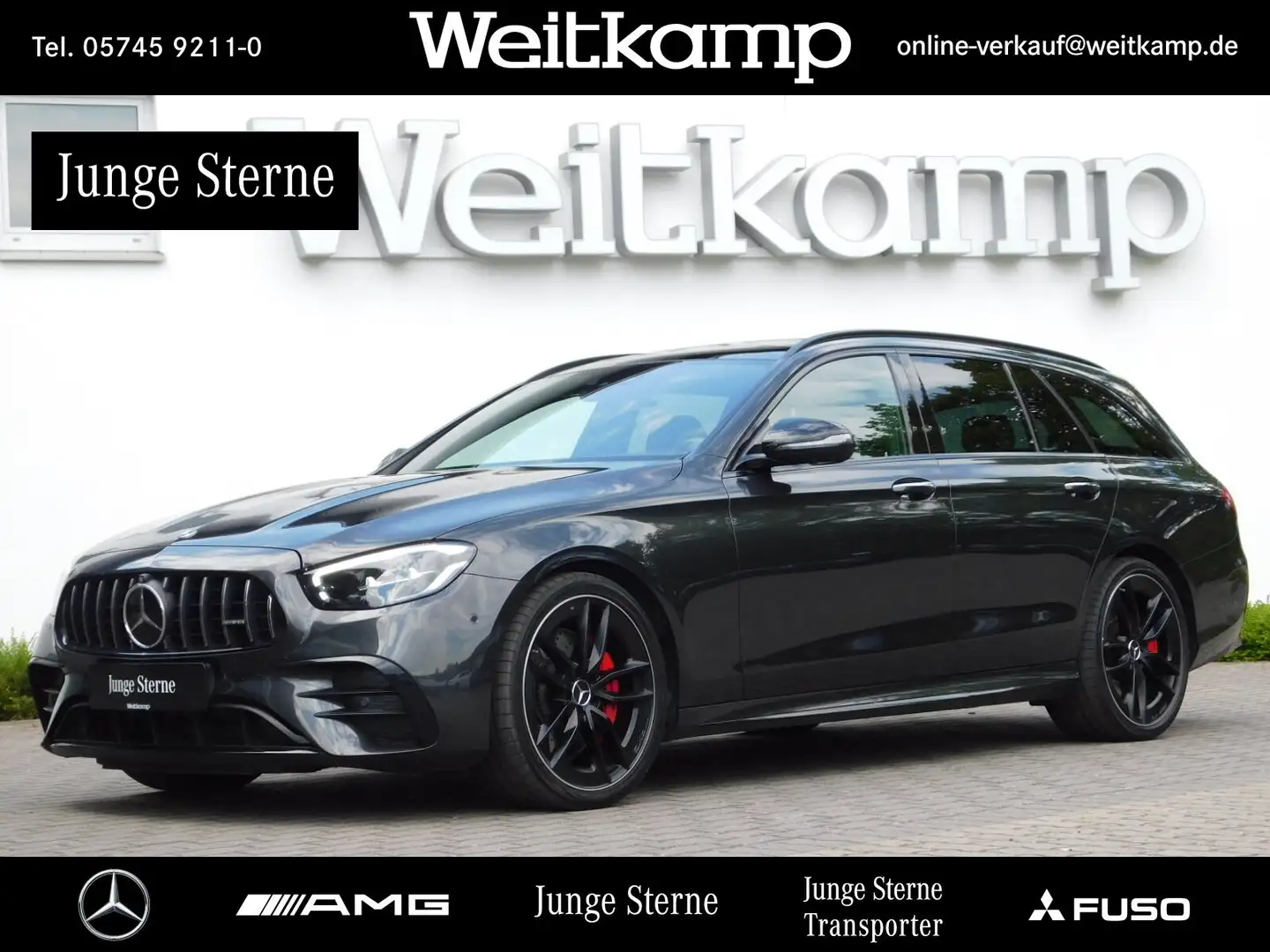 Mercedes-Benz E 53 AMG AMG E 53 4M+ T Night+Pano+AHK+360°+Standh.+Carb. Gris - 1