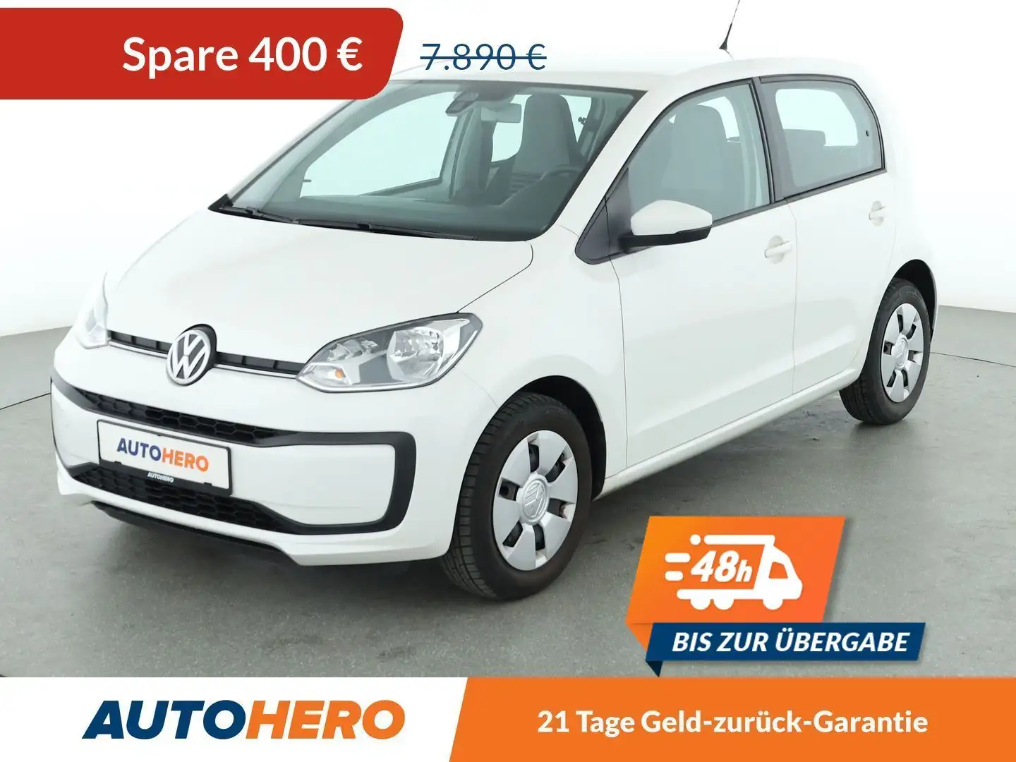 Volkswagen up! 1.0 Move up!*TEMPO*PDC*KLIMA*GARANTIE* Weiß - 1