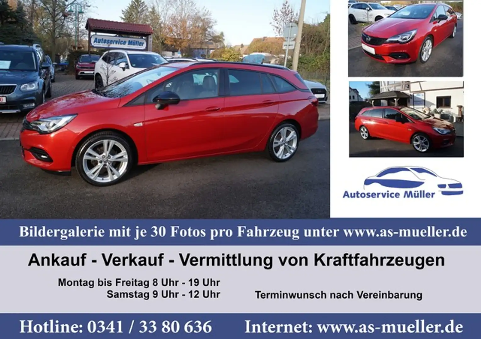 Opel Astra K Sports Tourer Ultimate Kamera-iLUX LED Rot - 1