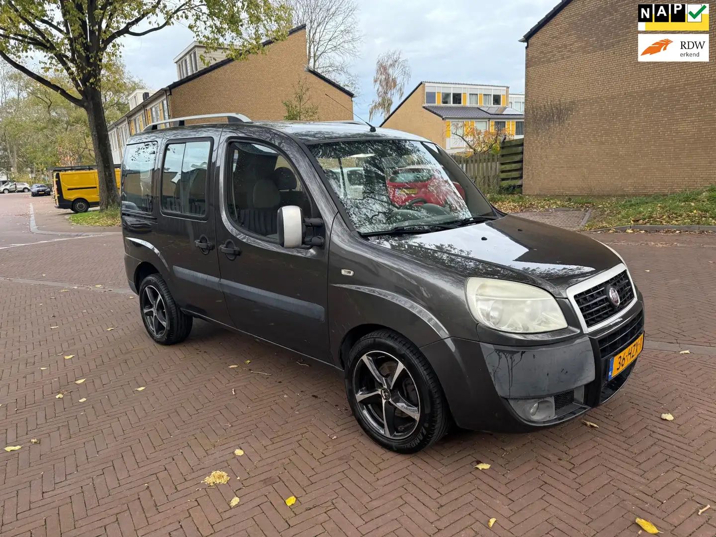 Fiat Doblo Airco / 2X schuif deuren / Bouwjaar 2009 / Parkeer Gris - 1