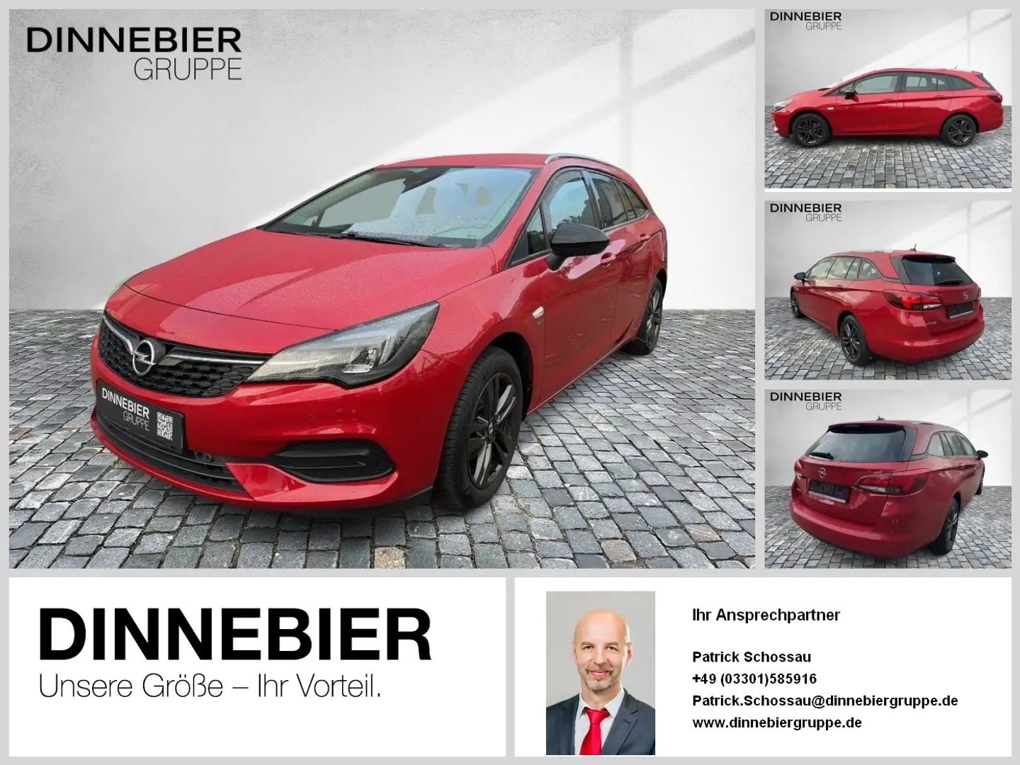 Opel Astra Sports Tourer CAM LED PDC Rouge - 1