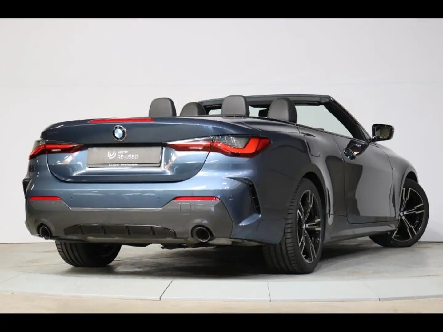 BMW 420 i Cabrio Kit M Sport Bleu - 2