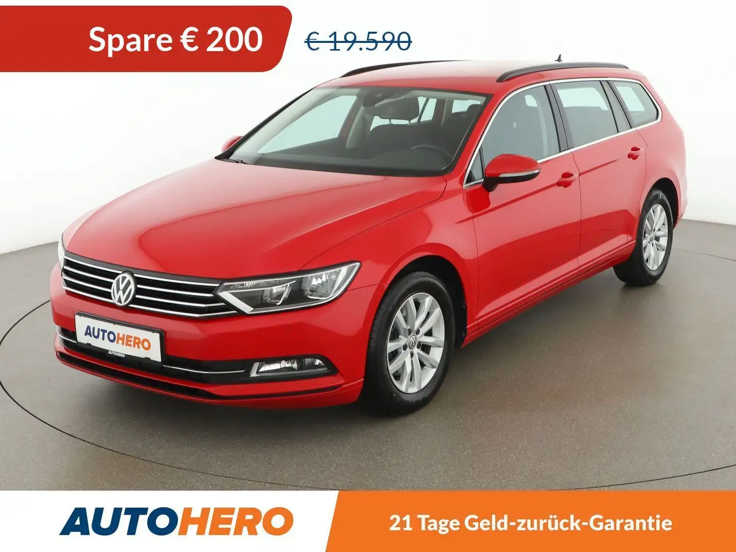 Volkswagen Passat 1.6 TDI Comfortline BlueMotion Aut. *ACC*NAVI*CAM* Rot - 1