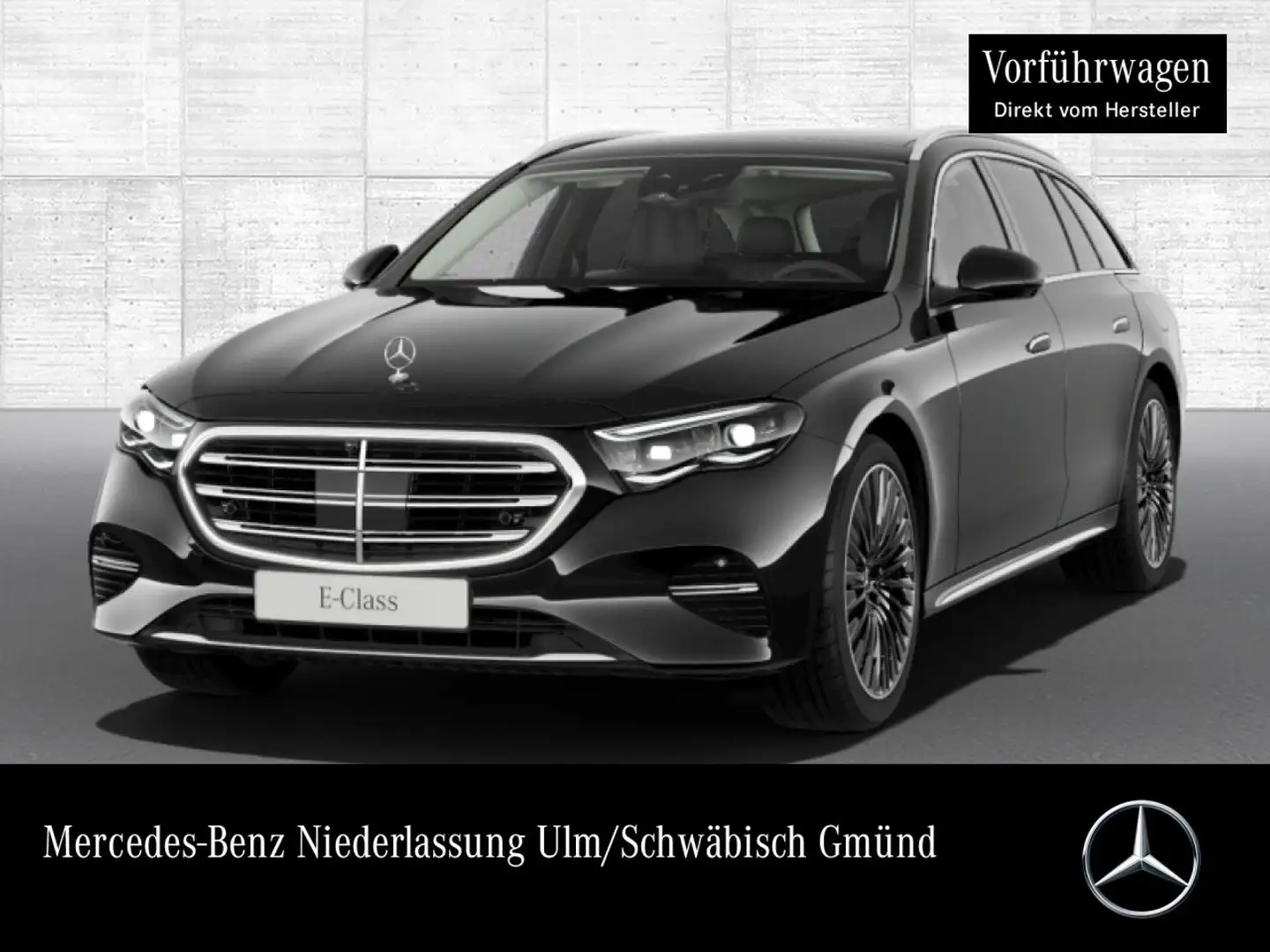 Mercedes-Benz E 300 e T Fahrass Airmat Pano Burmester Distr. HUD Schwarz - 1