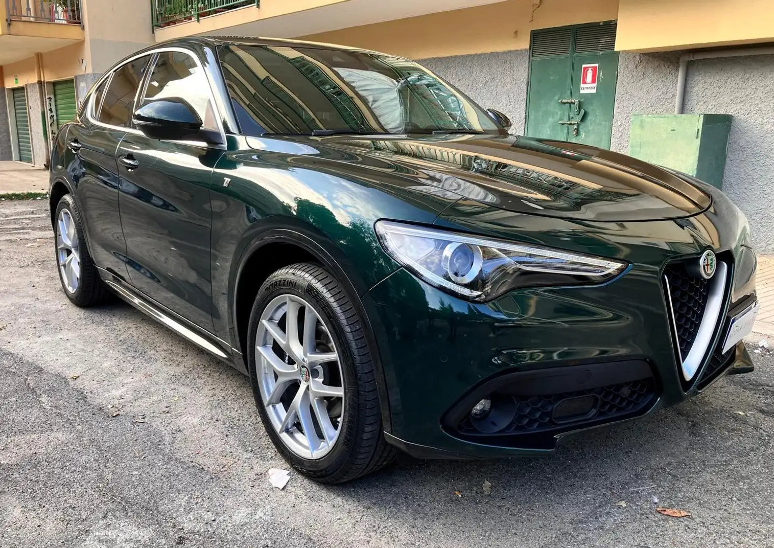 Alfa Romeo Stelvio Stelvio 2.2mjet Ti Q4 210cv auto Grün - 2