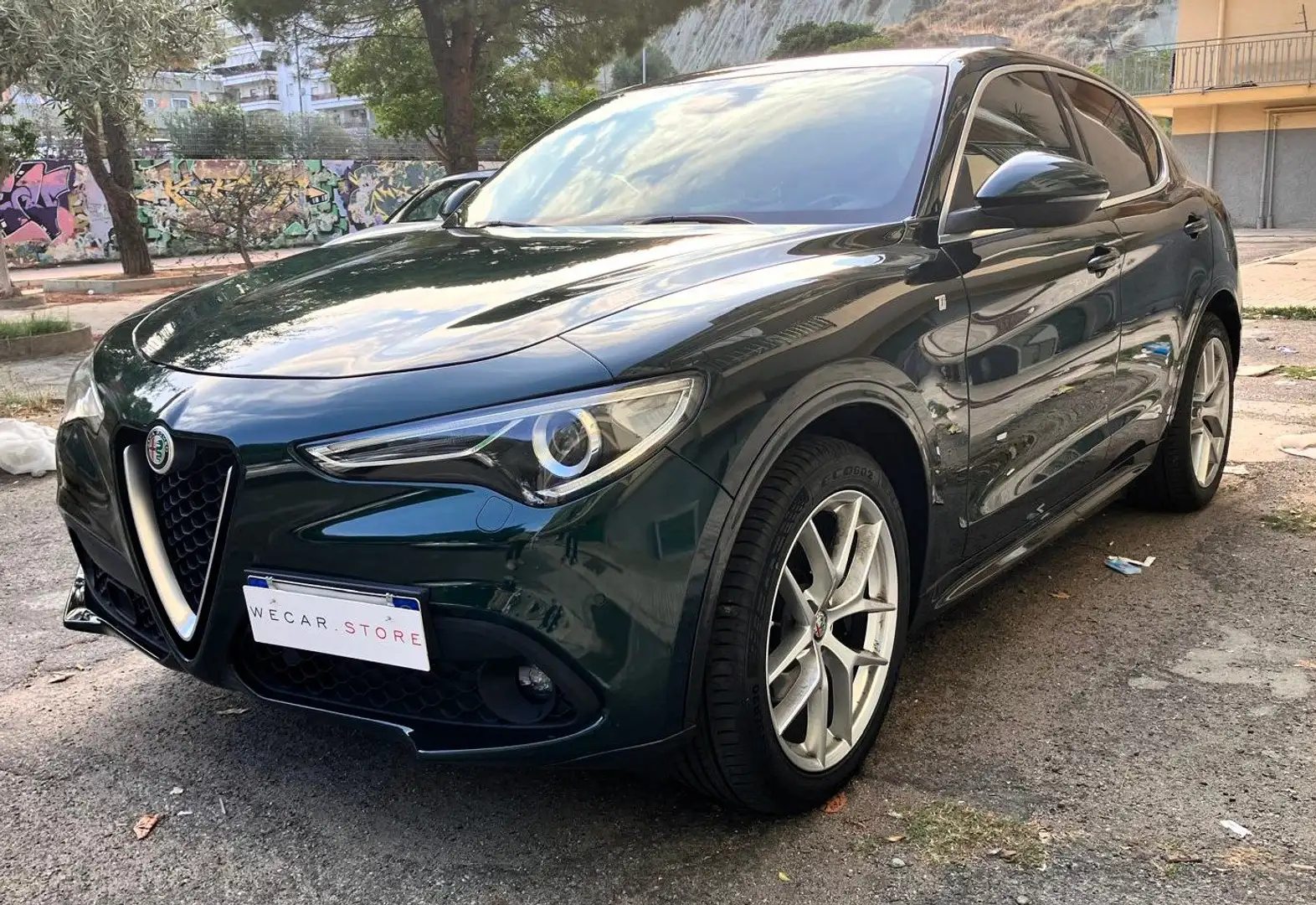 Alfa Romeo Stelvio Stelvio 2.2mjet Ti Q4 210cv auto Grün - 1