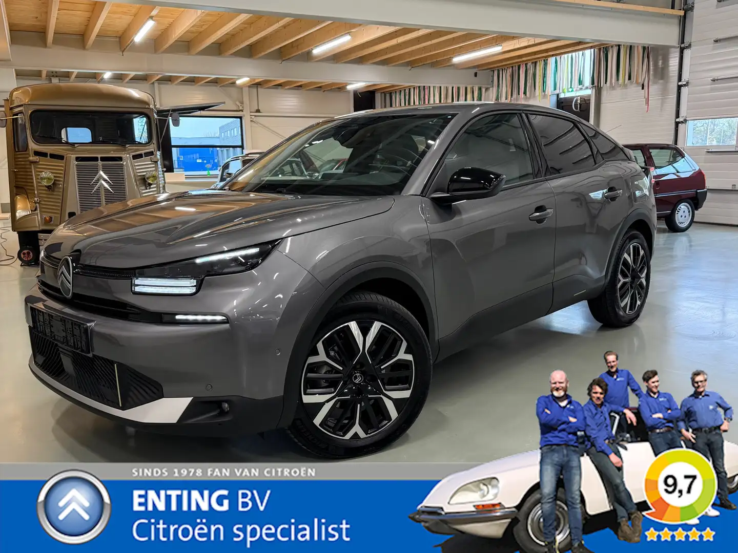 Citroen C4 1.2 Hybrid 145pk MAX E-DCS-6 ADAPT CRUISE+WINTER E Grau - 1