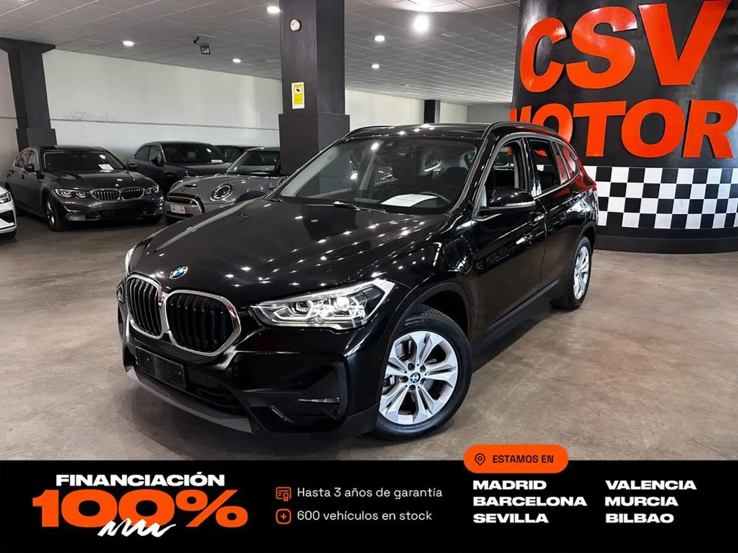 BMW X1 xDrive25e Noir - 1