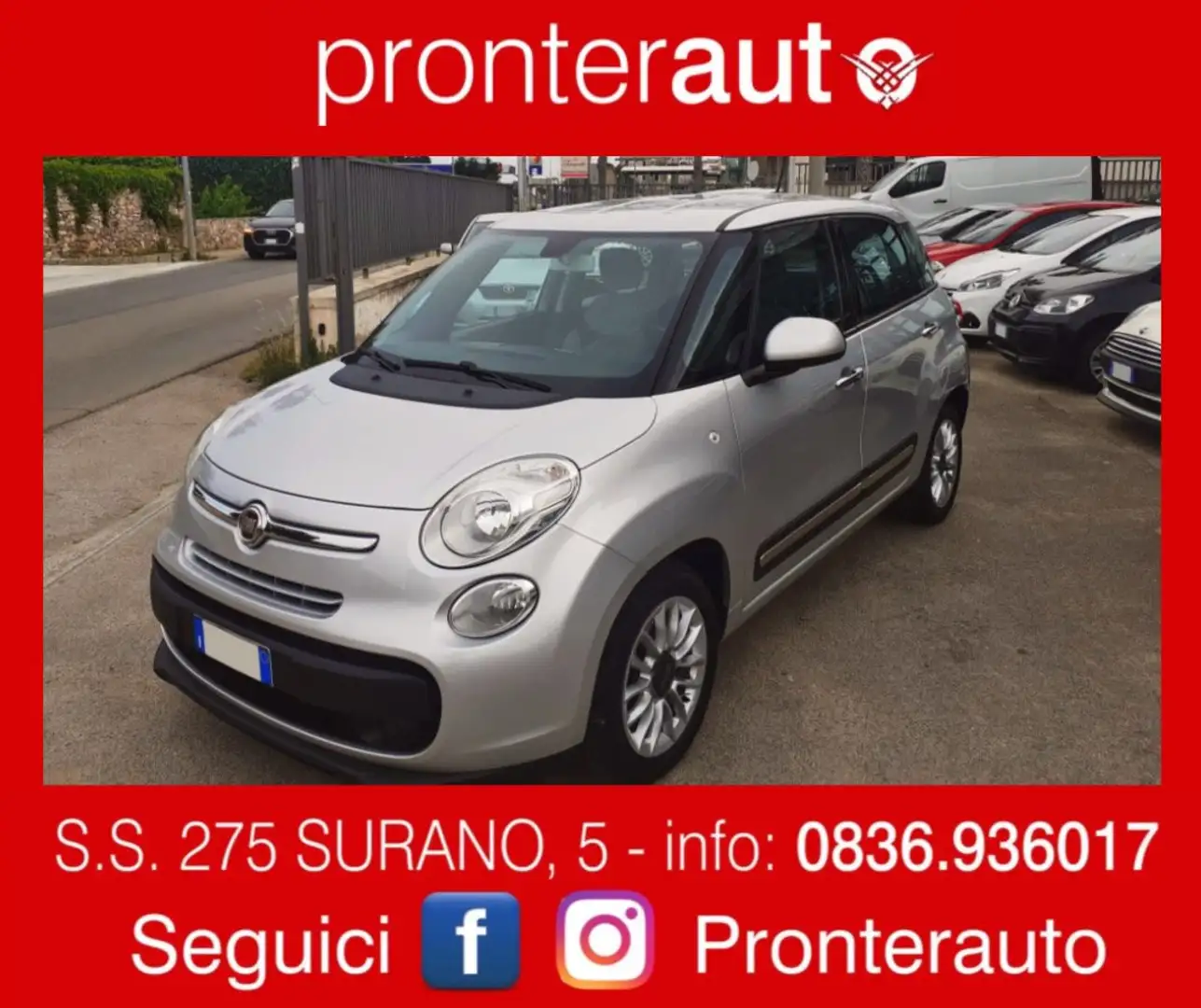 Fiat 500L 1.3 Mjt Lounge 85cv Argento - 1