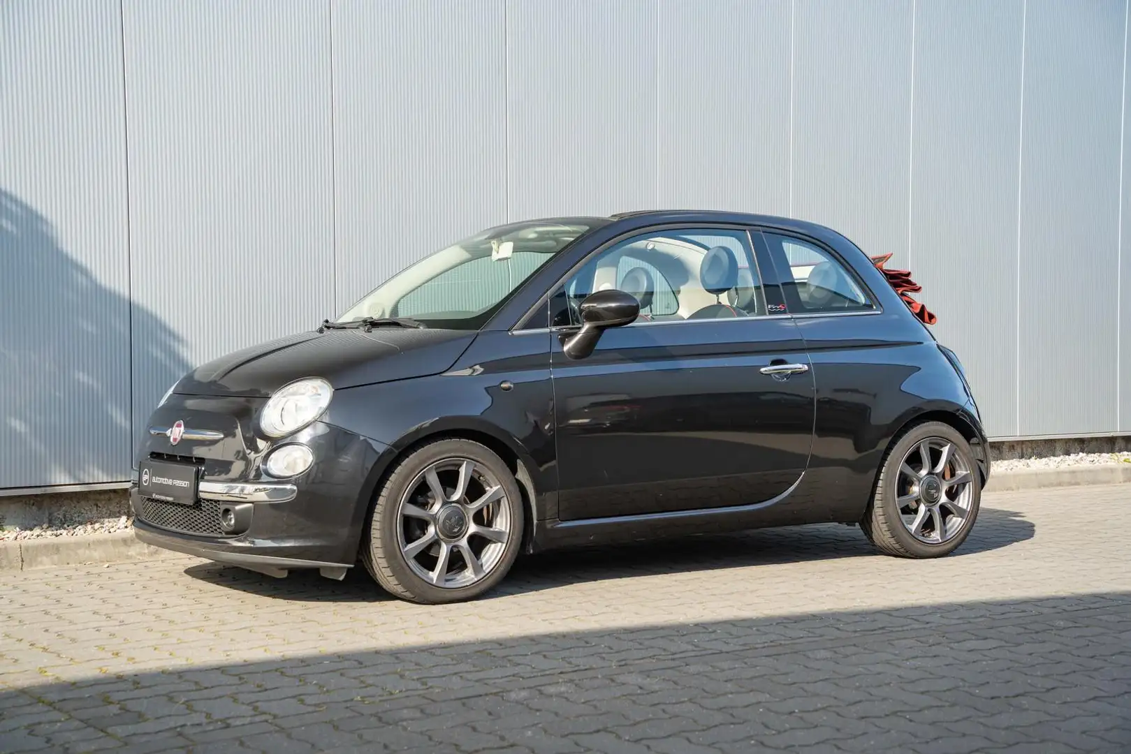 Fiat 500C 500 C 1.2 Lounge *Abarth 595 Alufelgen*Klima*MP3 Zwart - 1