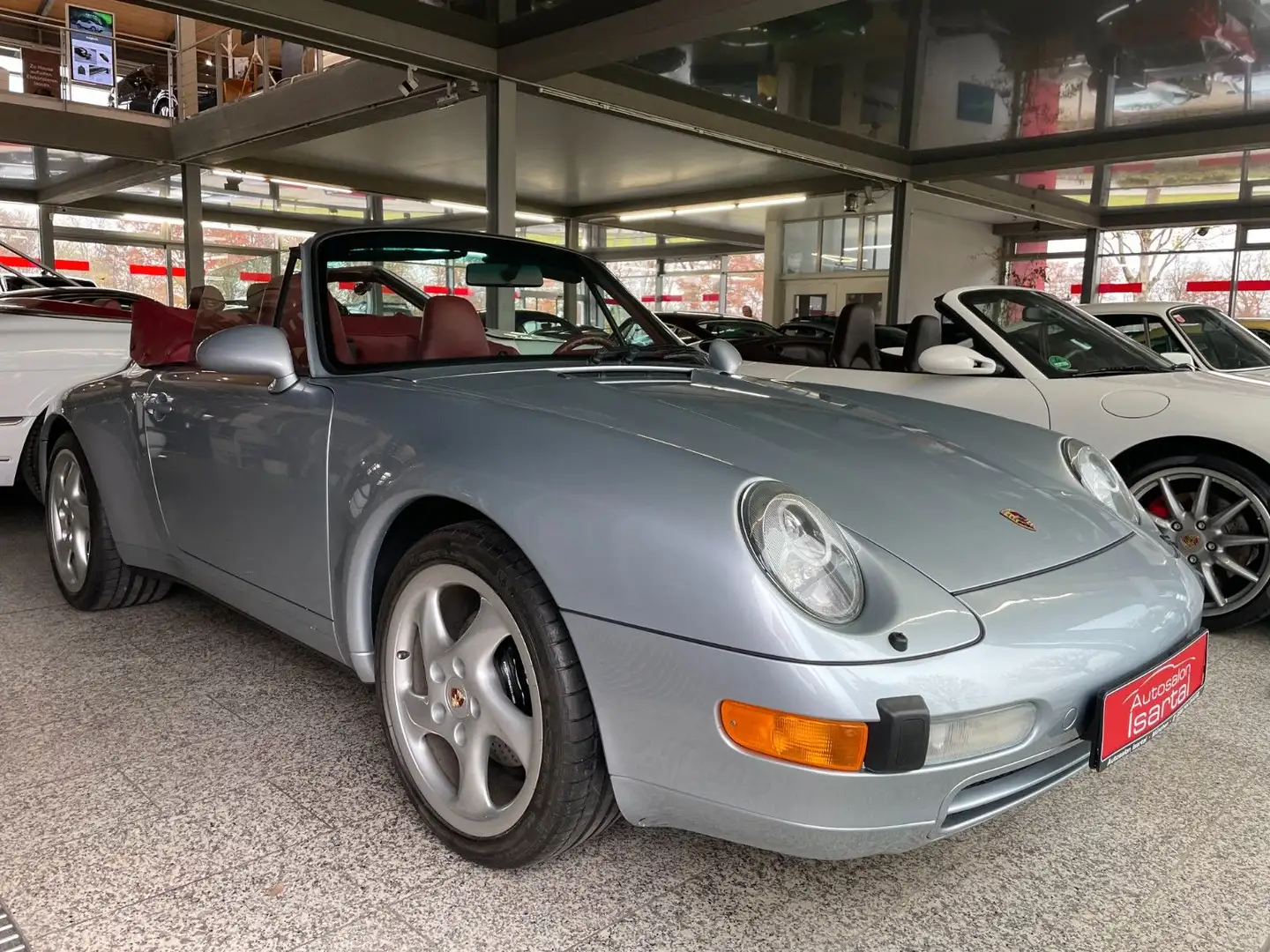 Porsche 993 Carrera 2 Cabrio - 6-Gg. - orig. 5tkm!! Silber - 2