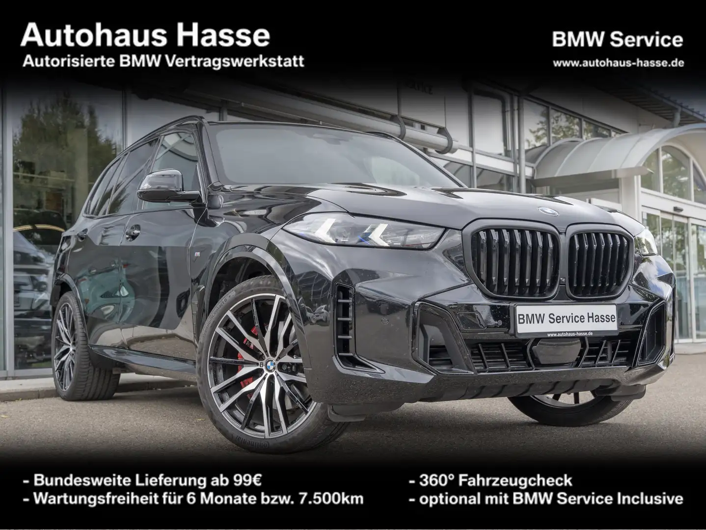 BMW X5 xDrive40d M-Sport Pro 7Sitz LUFTFED InAKT 360° Schwarz - 1