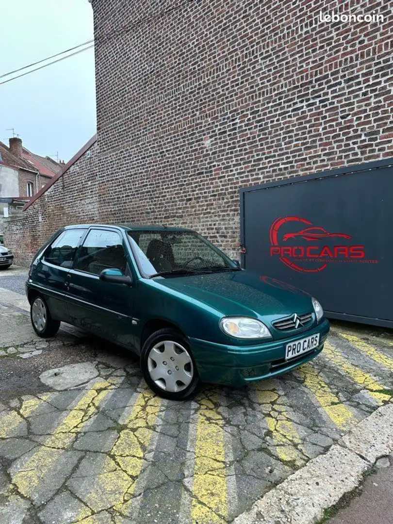 Citroen SAXO CITROËN 1,1i 83,000 KM Verde - 1