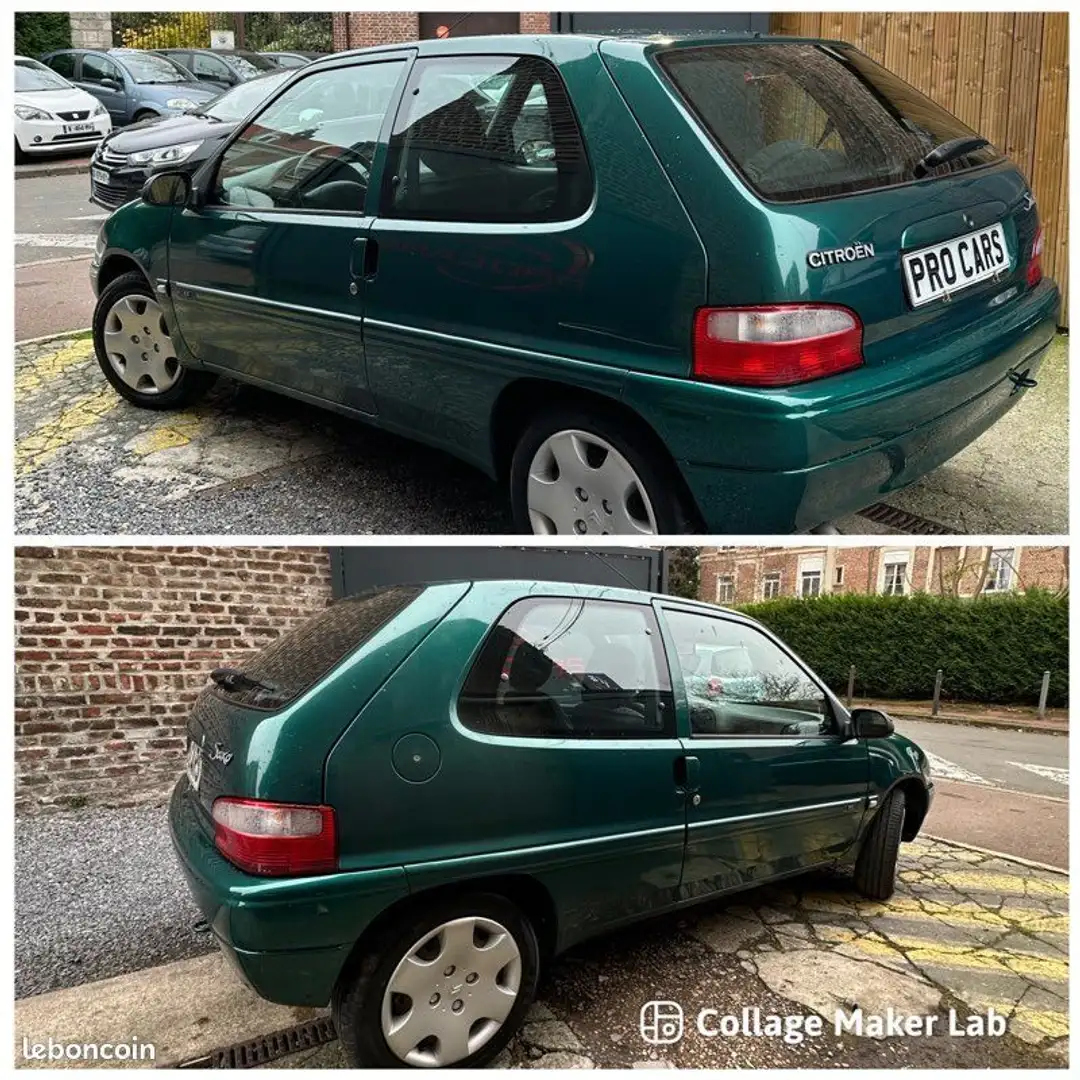 Citroen SAXO CITROËN 1,1i 83,000 KM Verde - 2