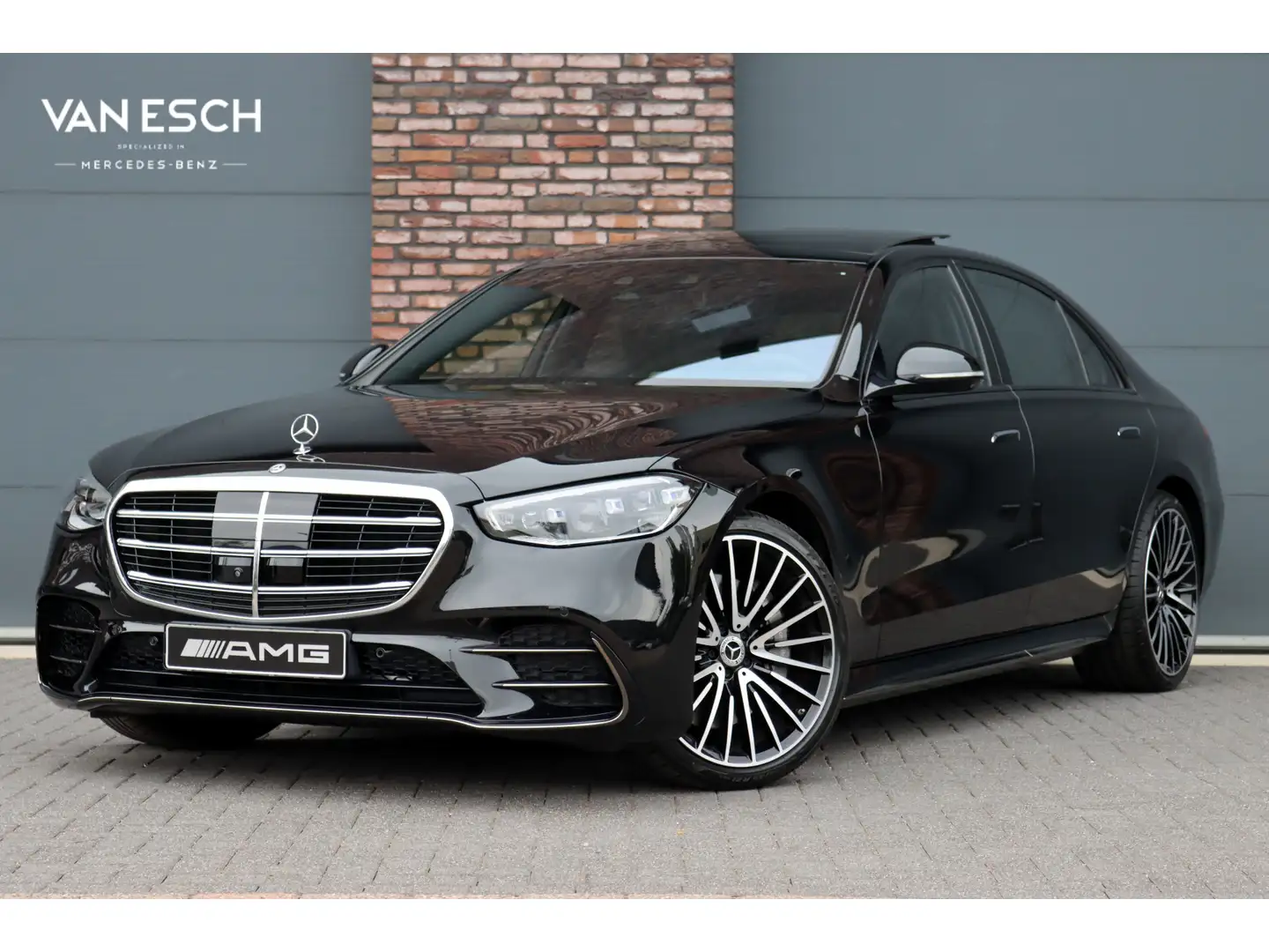 Mercedes-Benz S 580 V8 4MATIC Lang AMG Line Aut9 | Airmatic | Chauffeu Negro - 1