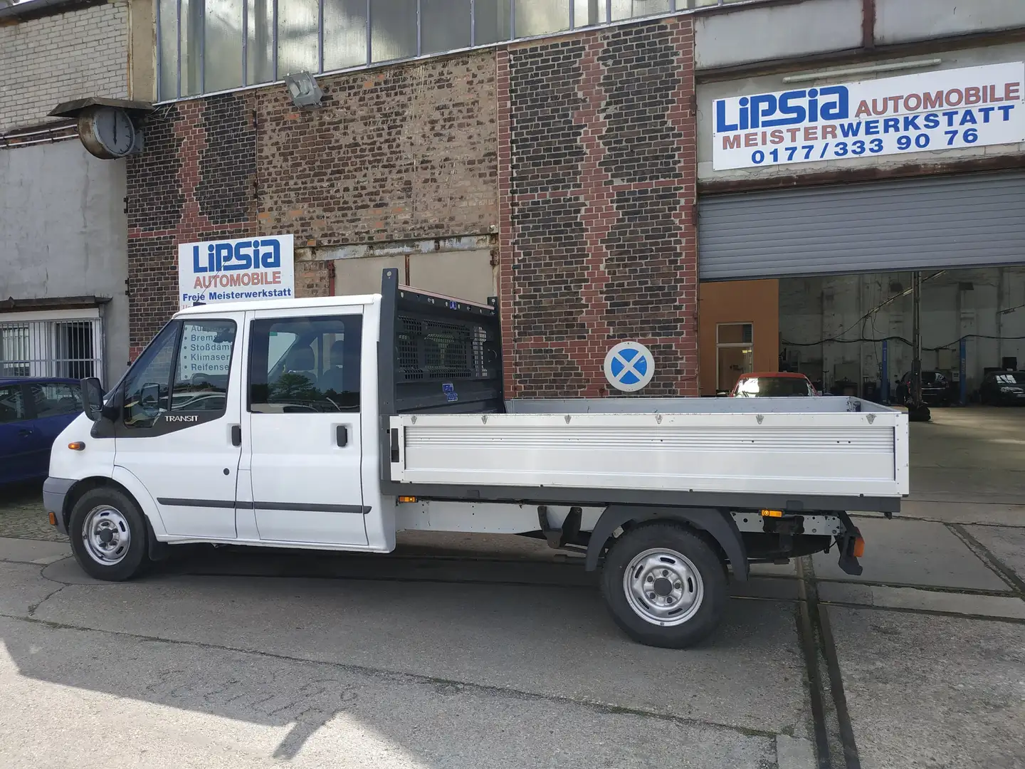 Ford Transit FT 350 L Doppelkabine/ TÜV NEU/ Klima Weiß - 2