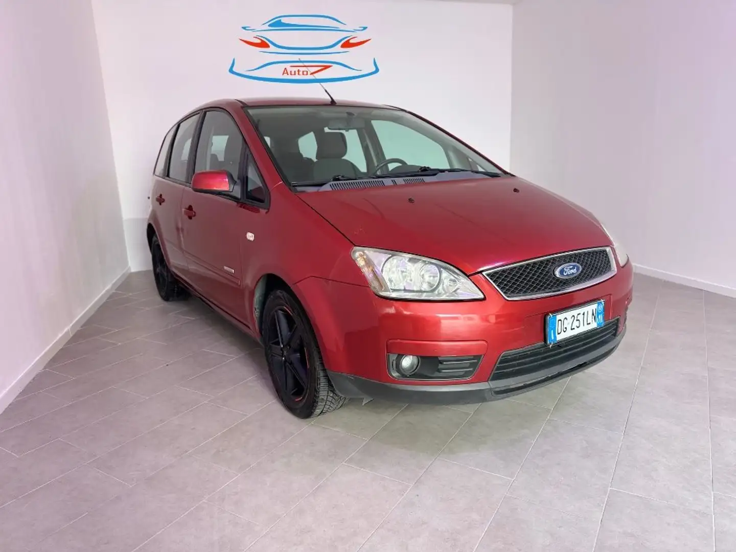 Ford Focus C-Max 1.6 VCT (115CV) 16V Ghia Rosso - 1