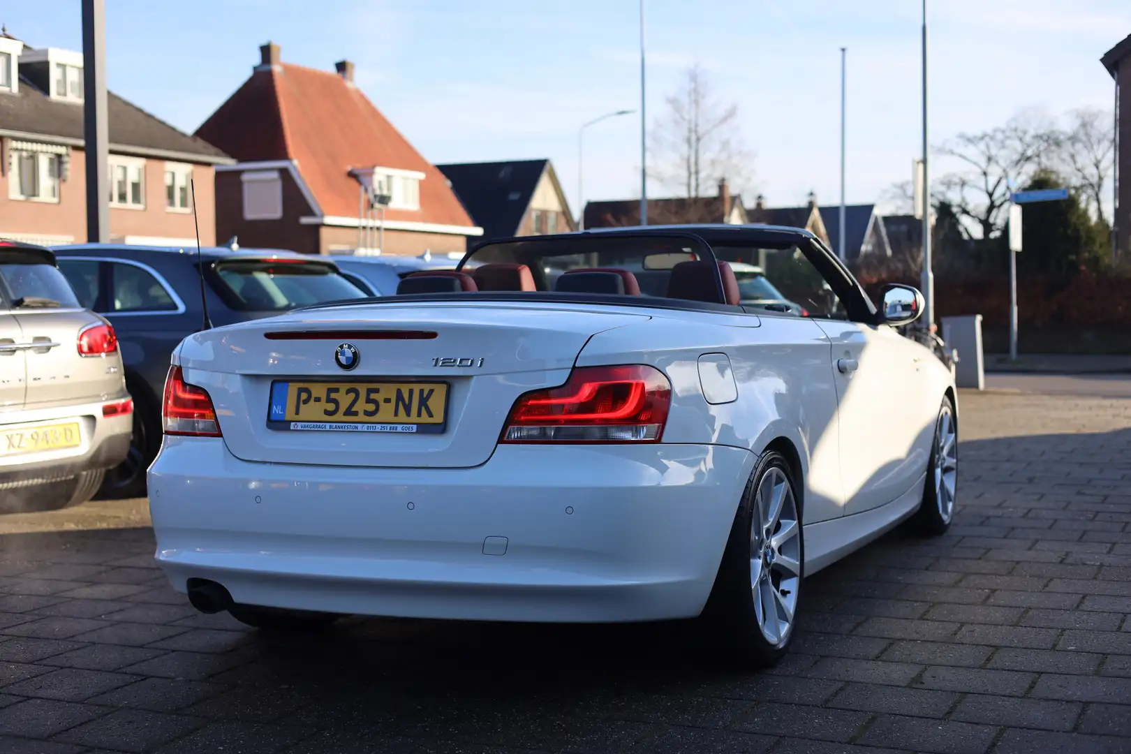 BMW 120 1-serie Cabrio 120i HIGH EXECUTIVE | LEDER | NAVI Blanc - 2