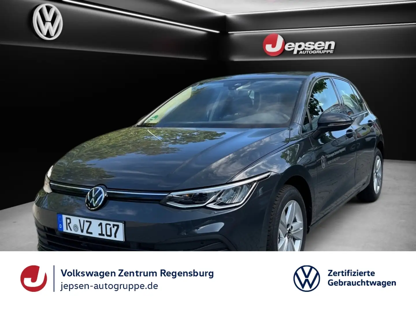 Volkswagen Golf Life eTSI DSG LED SpurH PDC SHZ KlimaA Gris - 1