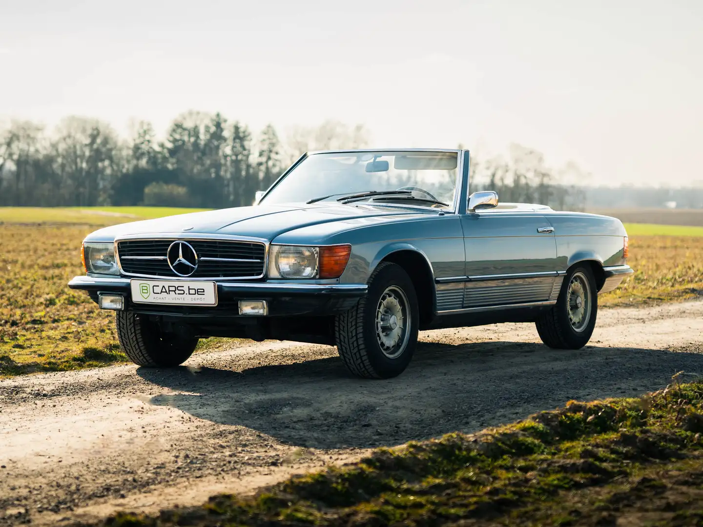 Mercedes-Benz SL 350 1971 Auto - Belgian car - 32500 KM - FULL HISTORY Szary - 1