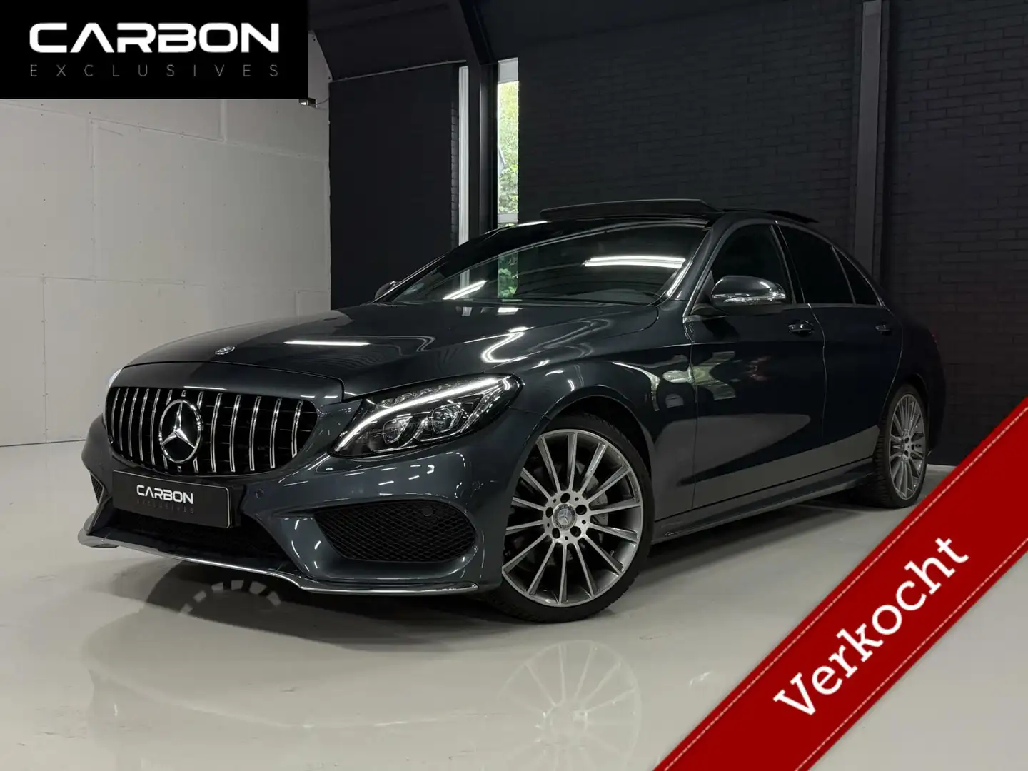 Mercedes-Benz C 180 AMG | Pano | Leder | NL | Navi | CC Grau - 1