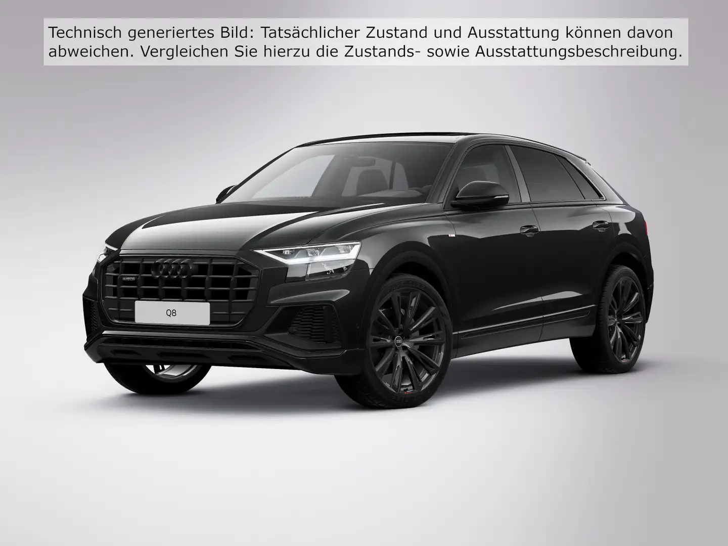 Audi Q8 55 TFSI Q 2x S LINE PANO B&O SPORTSITZE OPS+ Schwarz - 2