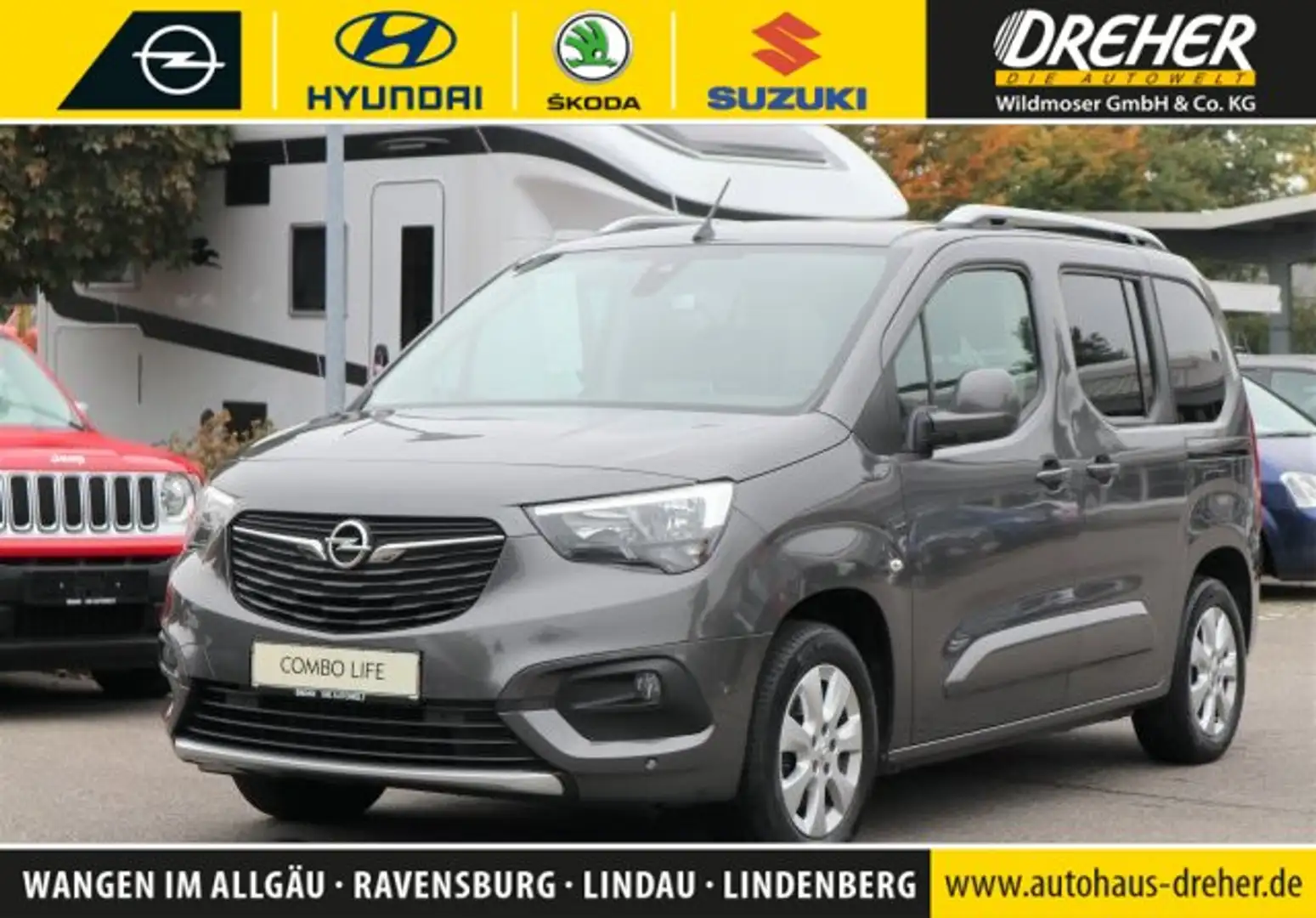 Opel Combo Life Combo Life 1.2 Turbo INNOVATION AHK/Navi/PDC Klima Grigio - 1