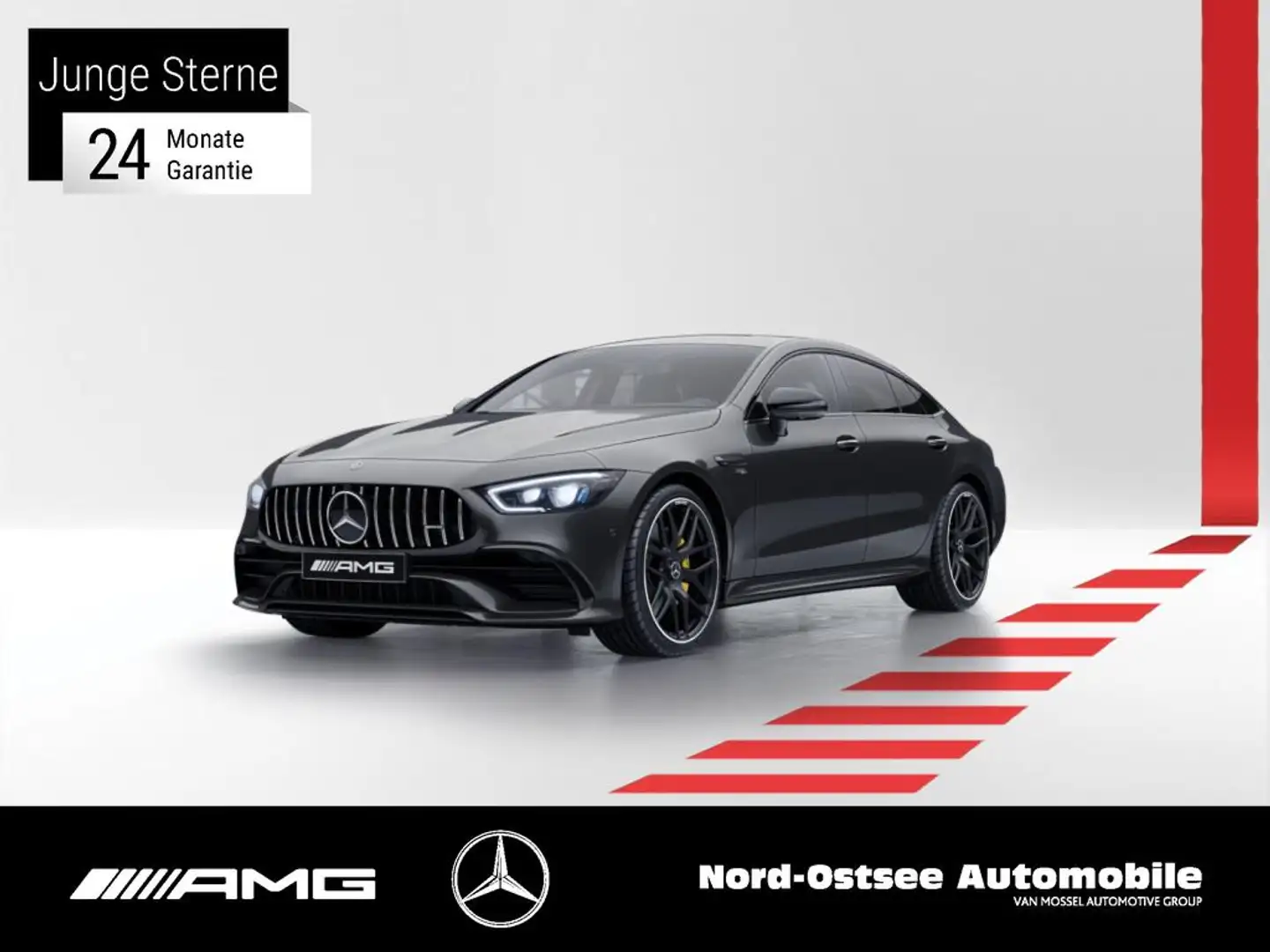 Mercedes-Benz AMG GT 53 4M+ NIGHT BUR 360° NAVI MEMORY AHK Grau - 1