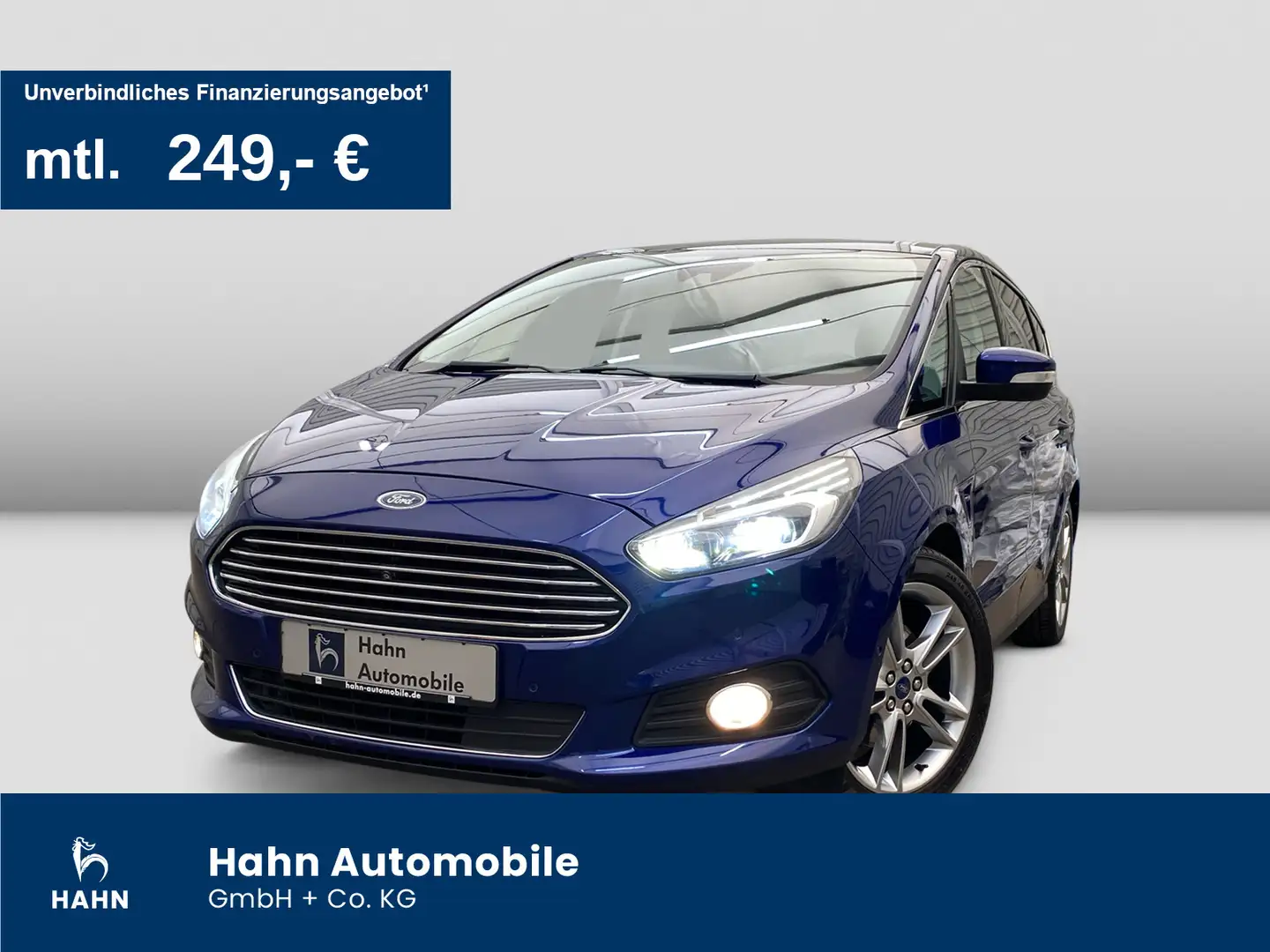 Ford S-Max 2.0 TDCi Titanium Navi Pano Kamera ACC LED Blau - 1