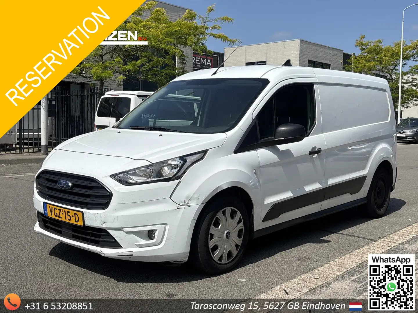 Ford Transit Connect 1.5 EcoBlue L2 Trend | € 3.850,- NETTO! | Euro 6 | Blanc - 1