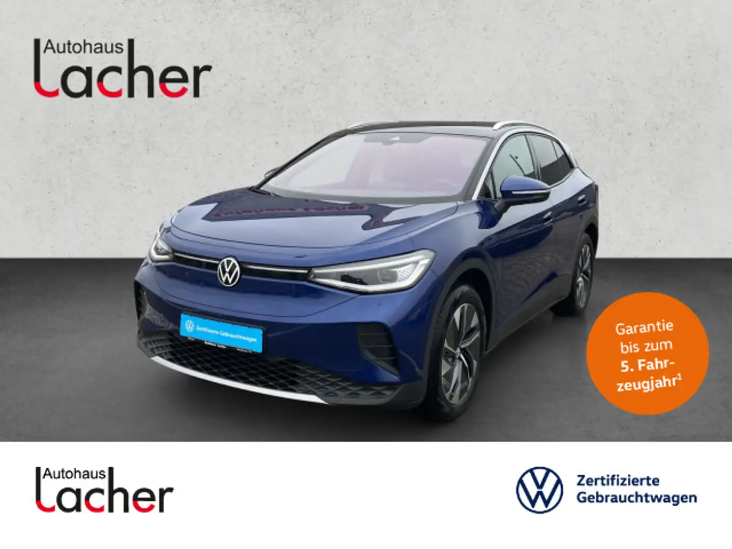 Volkswagen ID.4 Pure 52kWh Wärmepumpe,5J-Garantie,IQ.Light Blau - 1