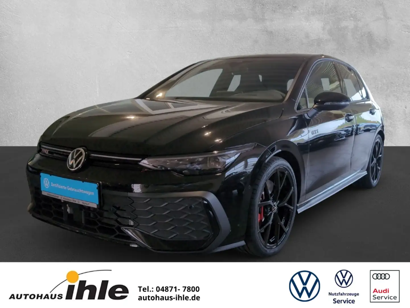 Volkswagen Golf GTI VIII 2,0 TSI DSG Black Style MATRIX+AHK Schwarz - 1
