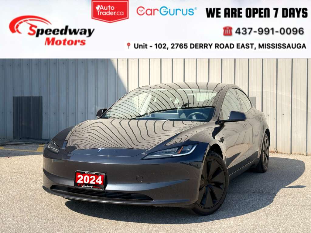 2024 Tesla Model 3 RWD *Ltd Avail*/ NO ACCIDENT/ NAVIGATION/ BACKUP C