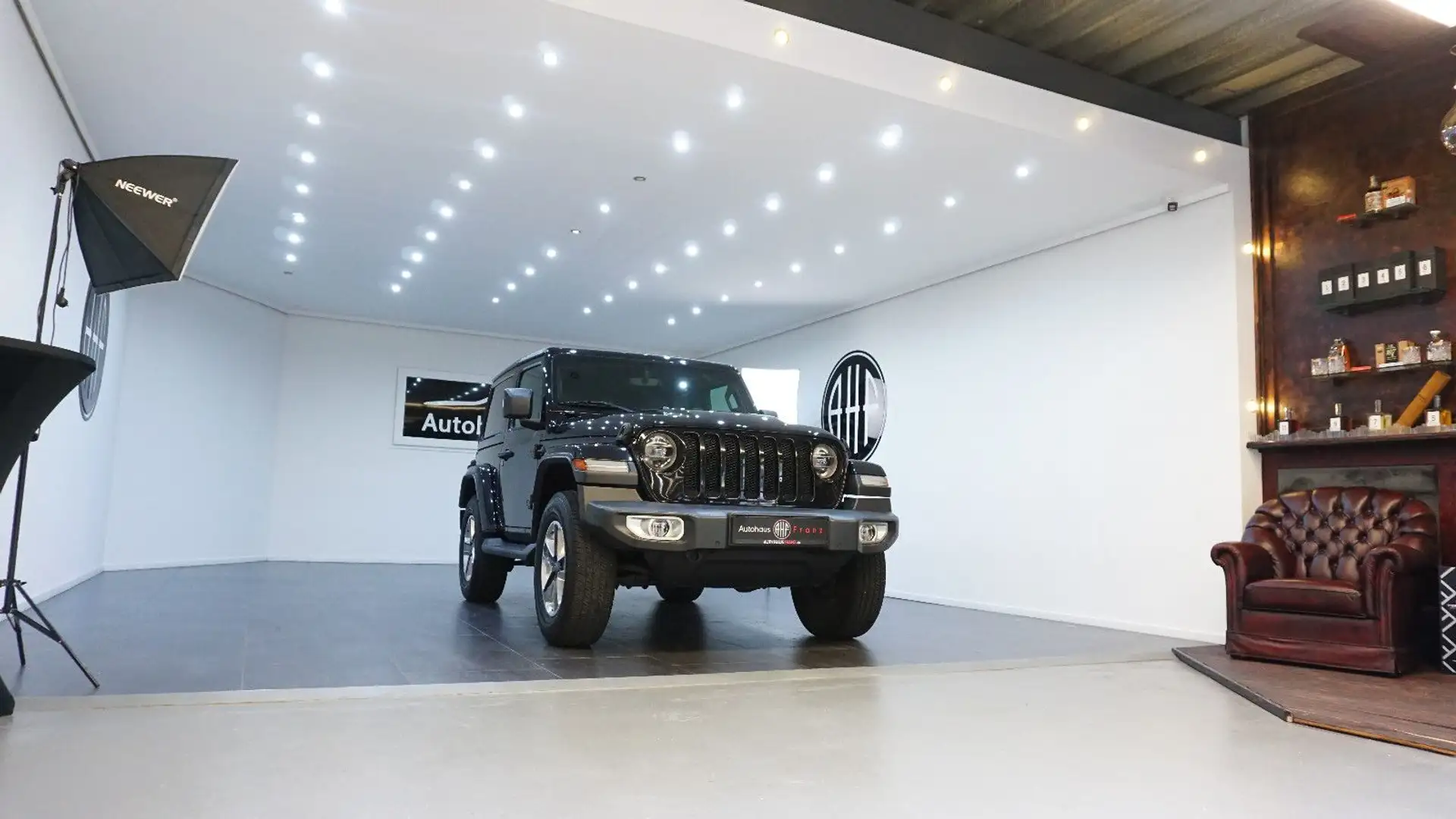 Jeep Wrangler Sahara 4X4*AHK*KAM*SHZ* Negro - 1