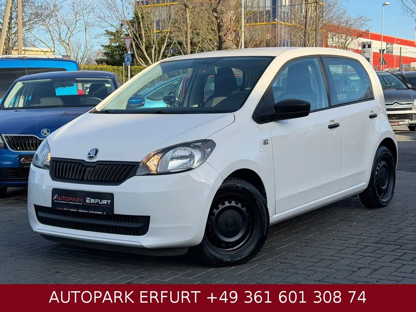 Skoda Citigo Active*1.HAND*TÜV+SERVICE+GARANTIE Weiß - 1