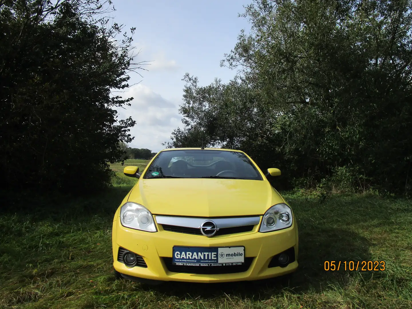 Opel Tigra Basis*Twin-Top-Sport*Cabrio*1.Hand* Jaune - 1