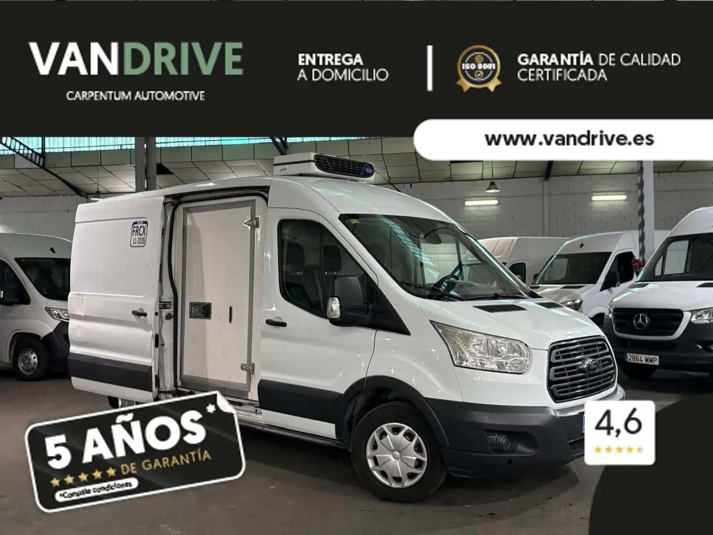 Ford Transit 310 96kW L2H2 Van Trend Delantera Weiß - 1