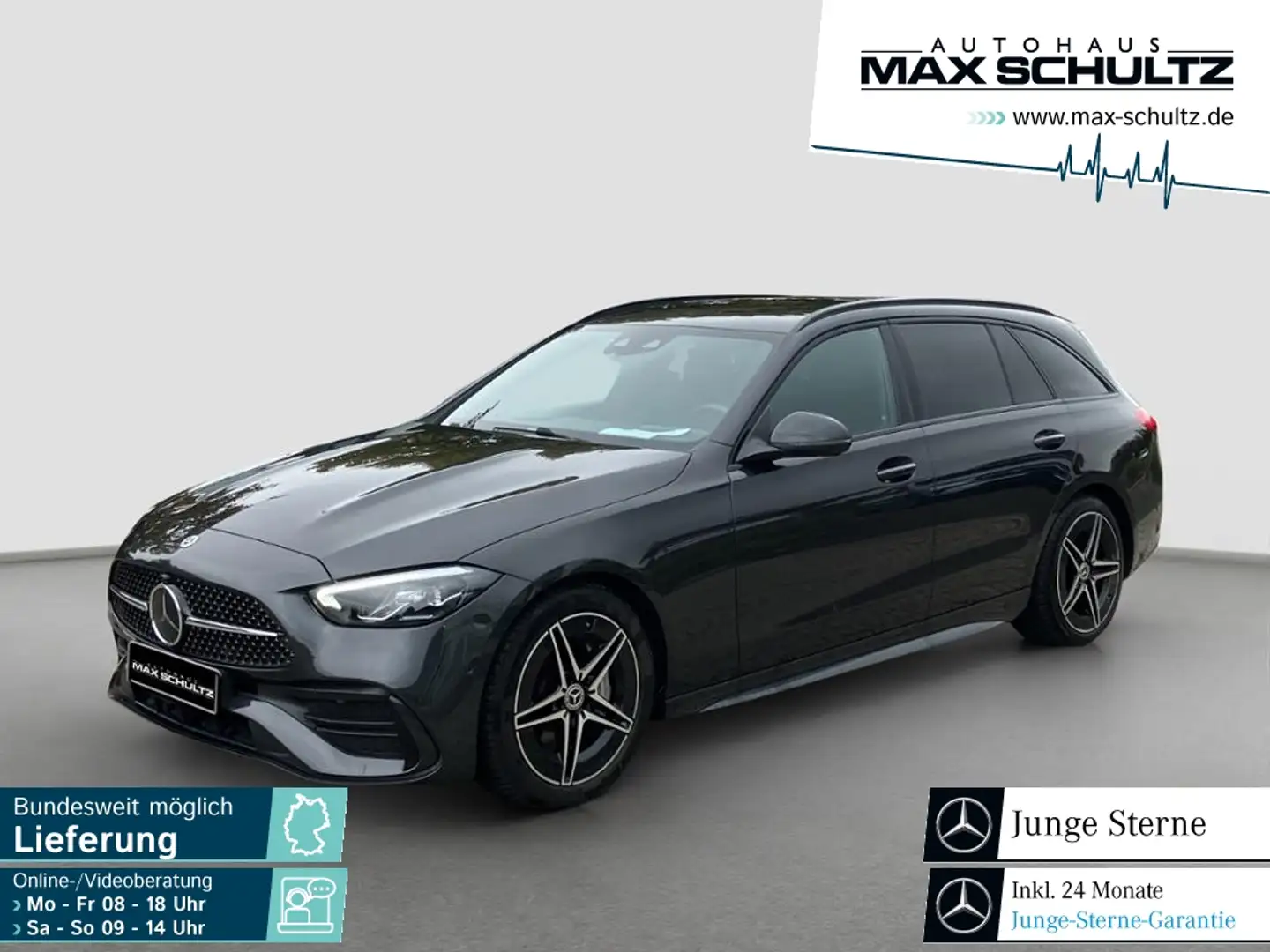 Mercedes-Benz C 200 T AMG*NIGHT*DISTRONIC*KAMERA*DAB*EDW*LED* Grau - 1