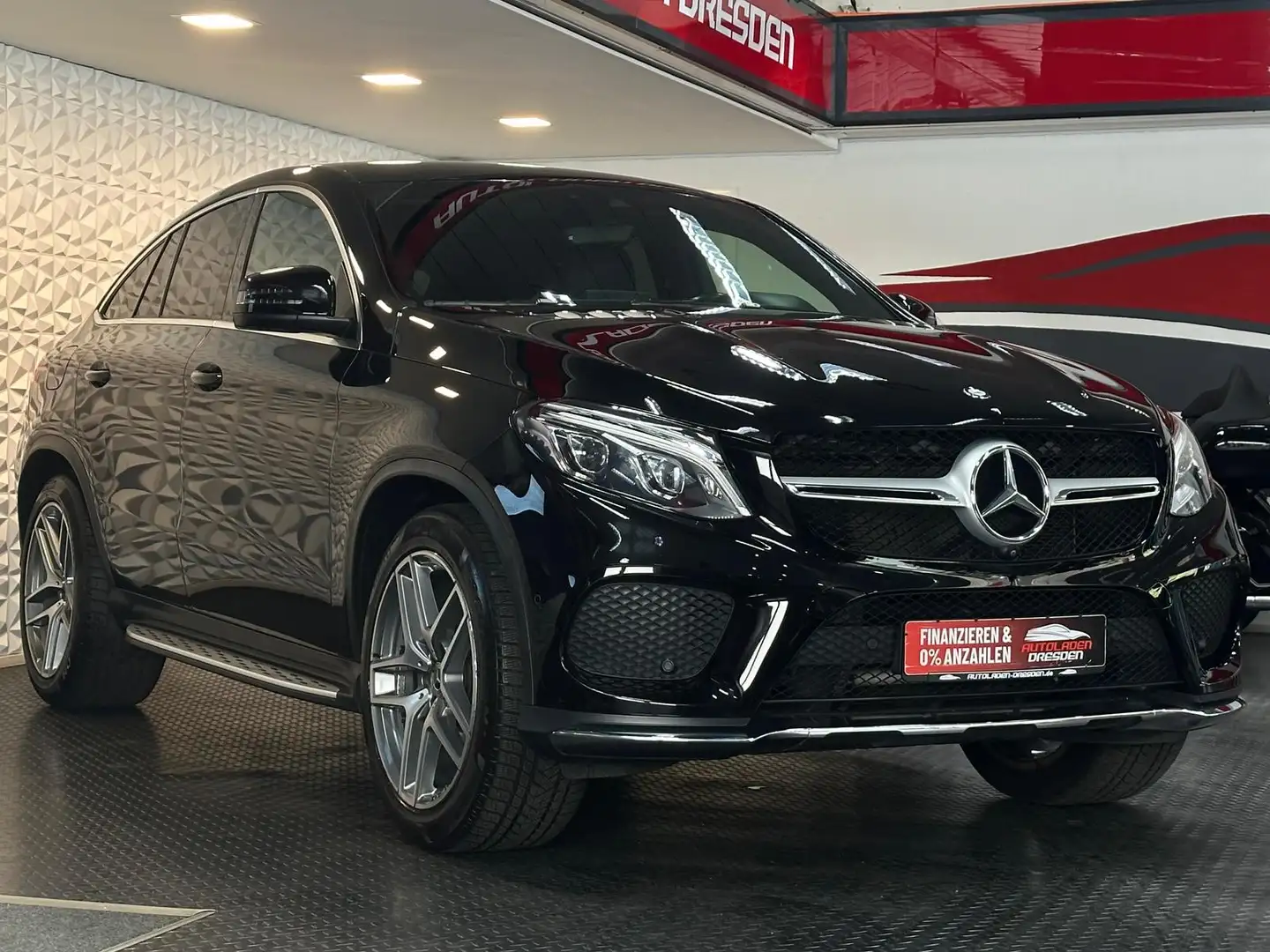 Mercedes-Benz GLE 400 GLE400 Coupe AMG 4Matic LED#SH#SHZ#AHK#HUD#TEMPO Negro - 2