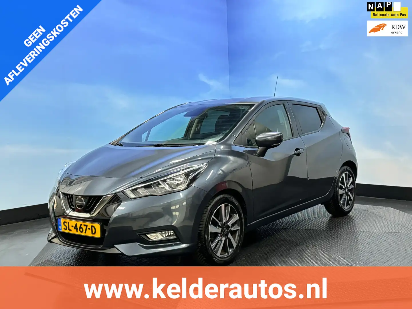 Nissan Micra 0.9 IG-T N-Connecta Navi | Clima | Cruise | PDC Gris - 1