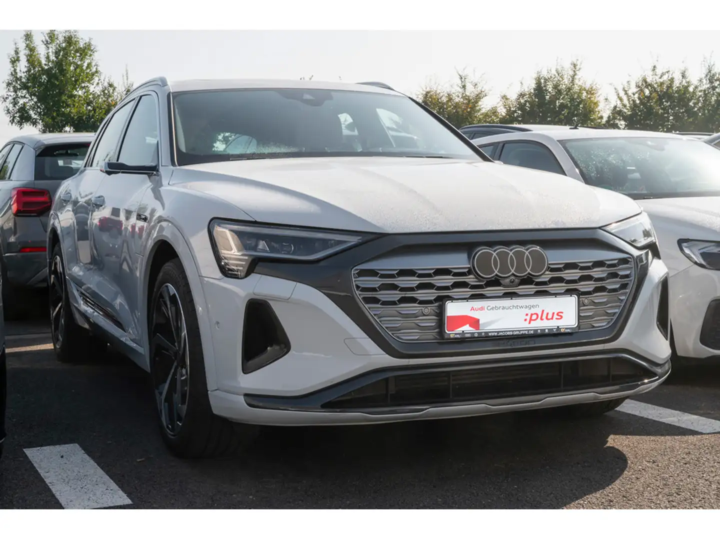 Audi Q8 e-tron 55 quattro advanced Pano, HUD, Matr Weiß - 2