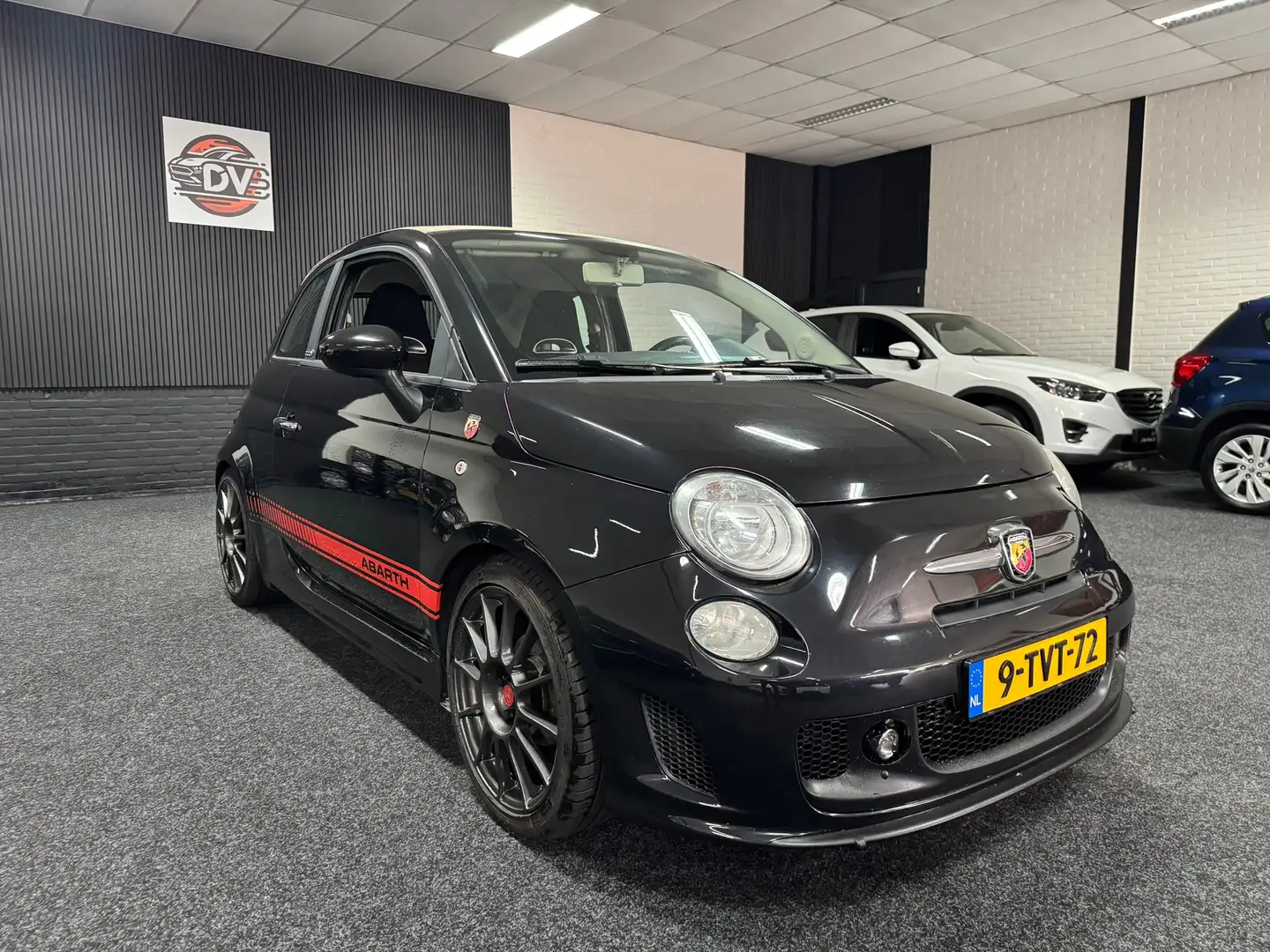Fiat 500C Abarth 1.2 LMV AIRCO ELEK PAKKET UNIEK Negru - 2