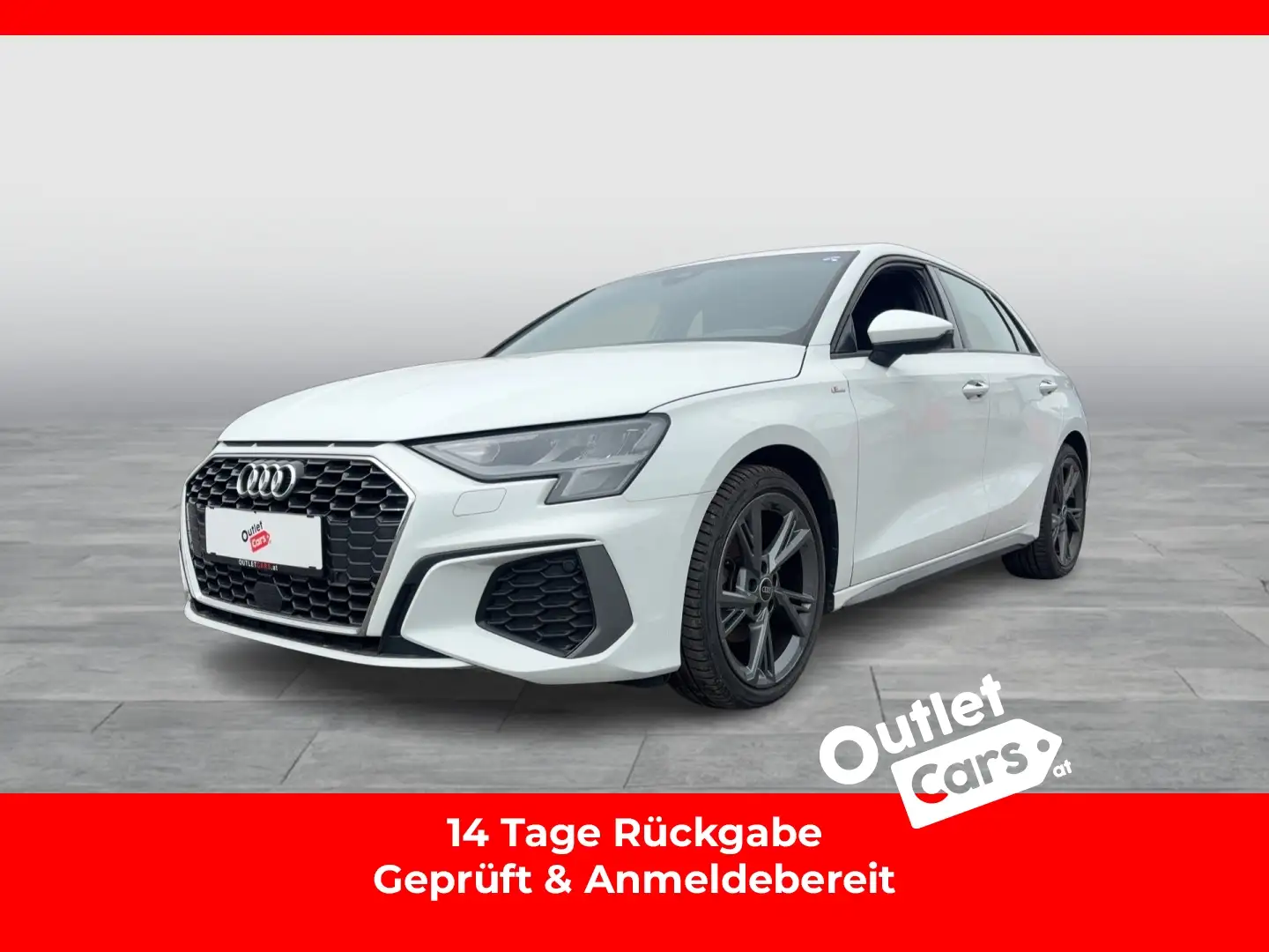 Audi A3 Sportback 30 TFSI S line exterieur Akustikglas LED Weiß - 1