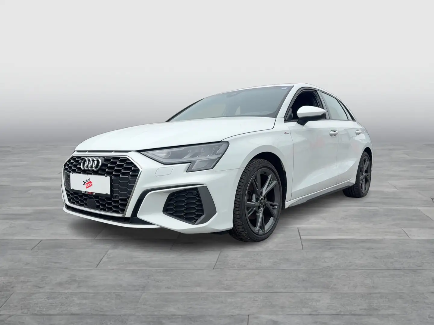 Audi A3 Sportback 30 TFSI S-Line ASSIST+LEDER+LED Weiß - 2