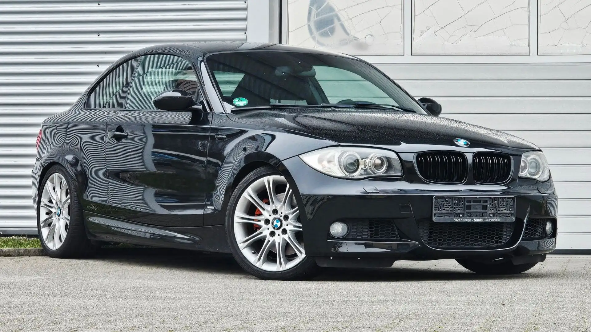 BMW 123 d Coupe M-Paket Xenon Klima Shzg Czarny - 1