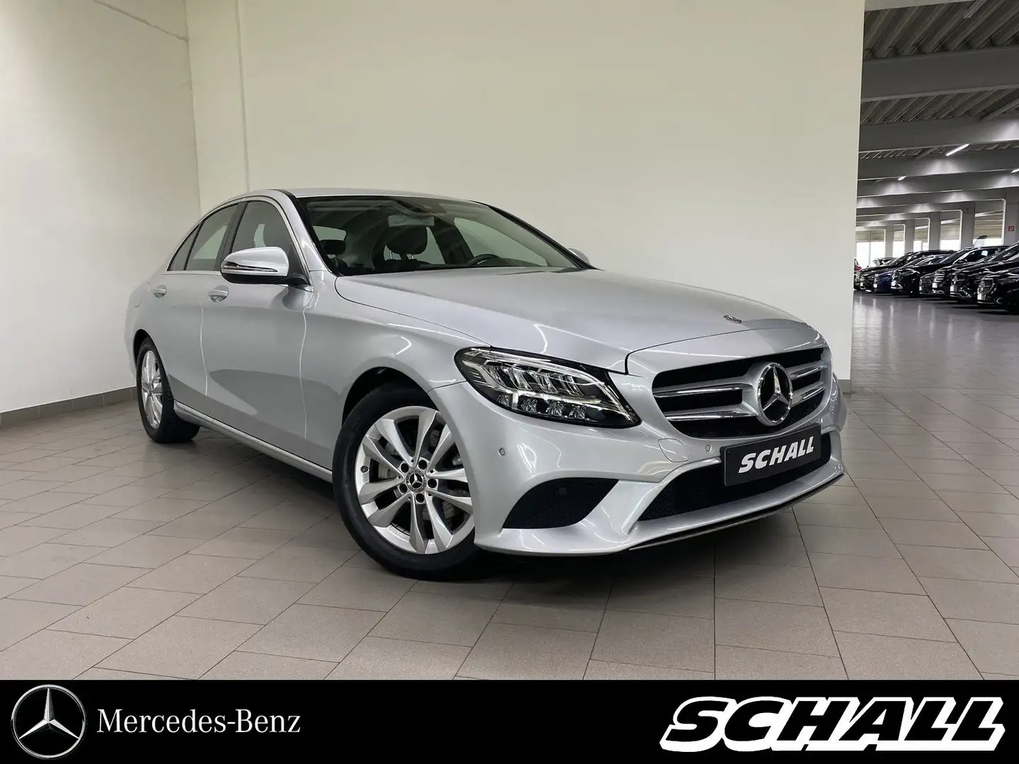 Mercedes-Benz C 220 d AVANTGARDE+AHK+MEMORY+LED+NAVI+KAMERA Silber - 1