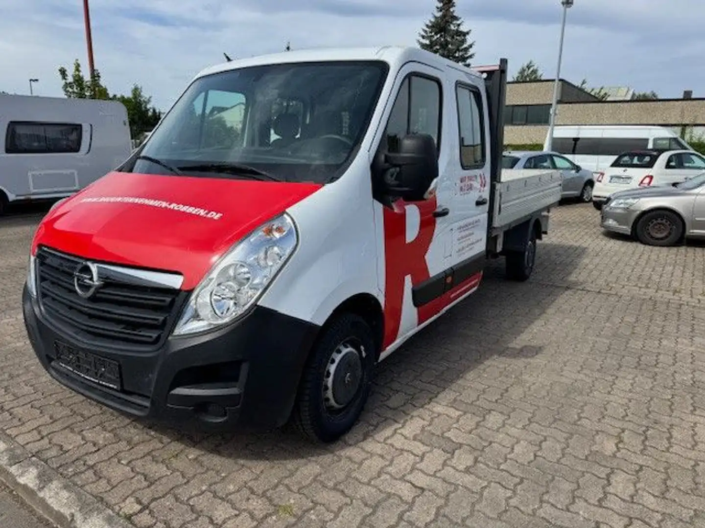 Opel Movano B Pritsche L3H1 3 AHK Klima 7 Sitzer Weiß - 2