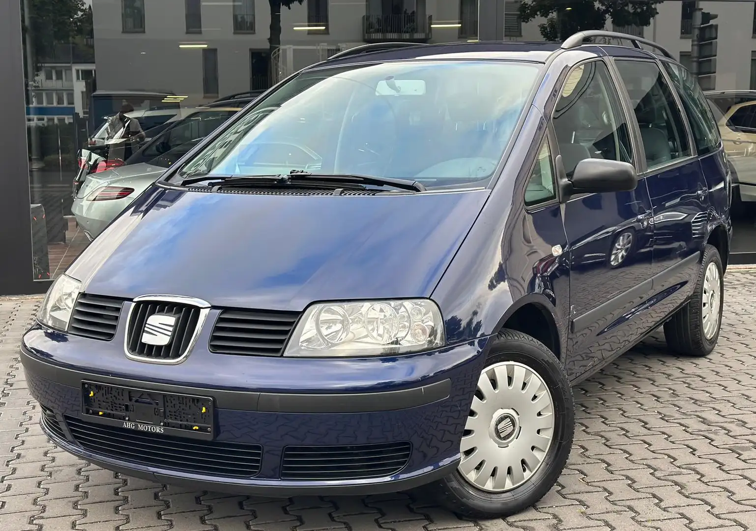 SEAT Alhambra 2.0 7-Sitzer 1Hand ZR+Große Wartung neu Blu/Azzurro - 1